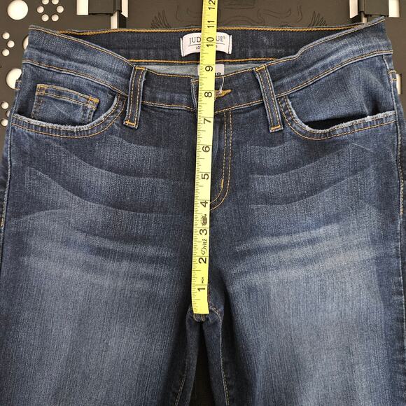 Judy Blue Skinny Mid Rise Ankle Blue Denim Jeans | Women's 7 / 28 - Picture 6 of 16